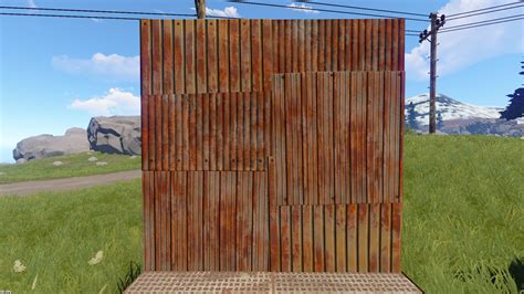 how many c4 for a sheet metal wall|armored wall rust labs.